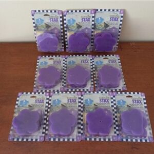 Florasense Candle Stax Purple Flower DIY Stacking Wax Candle 10 Pc Craft Lot NIB